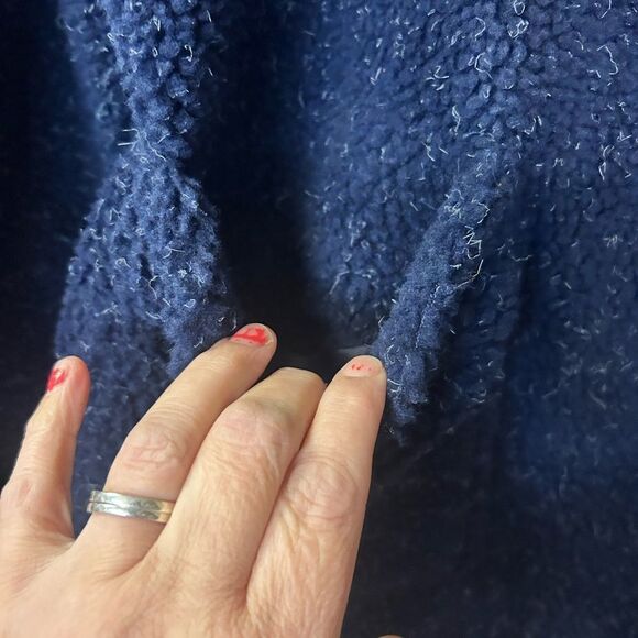 WOMAN wITHIN LADIES 18/20 BLUE WINTER COAT - Picture 3 of 8